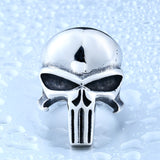 Steel soldier new style punisher skull ring stainless steel fashion men jewelry