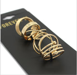 Summer style Fashion Fine Jewerly High Quality Punk Style Gold Plated Rings for Women