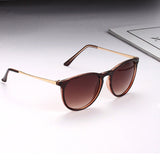 Sun Glasses for Women Men Retro Round Eyeglasses Metal Frame Leg Spectacles 5 Colors Sunglasses