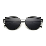 Sunglasses Women 2016 Newest Metal Nose Pad Cat Eye Sun Glasses Brand Designer Green Plating UV400