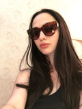 Sunglasses women with box Classic Cat Eye Style Brand Designer Fashion Shades black plastic Sun Glasses oculos de sol