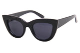 Sunglasses women with box Classic Cat Eye Style Brand Designer Fashion Shades black plastic Sun Glasses oculos de sol