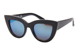 Sunglasses women with box Classic Cat Eye Style Brand Designer Fashion Shades black plastic Sun Glasses oculos de sol 