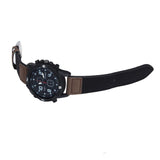 Superior Luxury Men's Canvas strap Large Dial Military Sport Quartz Wrist Watch