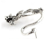Fashion New Gothic Old Bronze Plated/Old Silver Dragon Design Earring