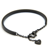 TOP QUALITY Pretty Lady Gold Bangle Women's Lover Bracelet Jewelry Metal Bracelets Bangles Heart-Shaped Accessories