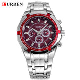 CURREN Brand Men Sports Watches Men Military Wrist Watches Casual Full Steel Men Watch Waterproof