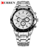 CURREN Brand Men Sports Watches Men Military Wrist Watches Casual Full Steel Men Watch Waterproof