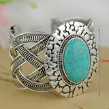 Tibetan Sivler with Turquoise Bracelets Fashion Turquoise Jewelry for Women