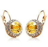 Fashion Shiny Full austrian rhinestone Crystal Earring for women