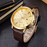 Top Luxury Brand CURREN Original Watches Men Sports Quartz Wrist Watch Black Leather Strap Military Waterproof Men Casual Watch