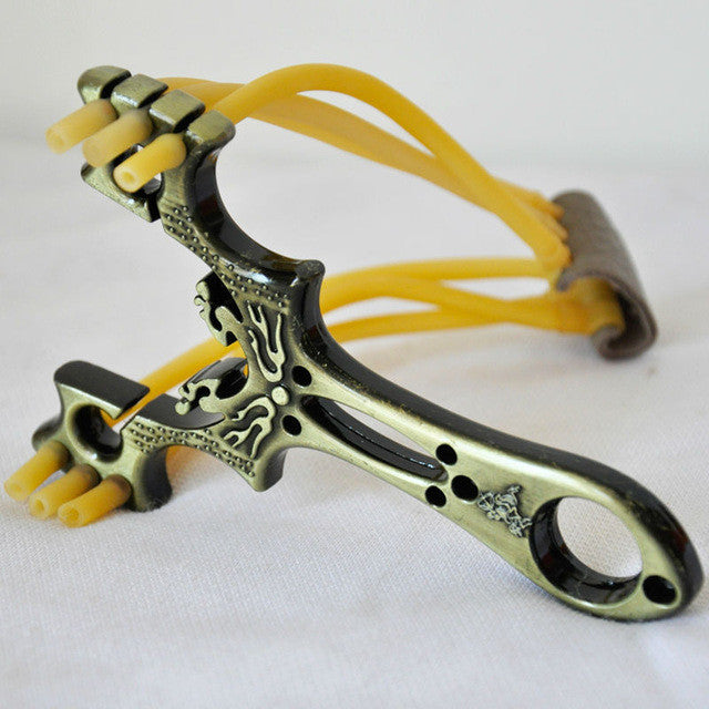 Top Quality Fashion Powerful Wrist Iron Slingshot Traditional Style Toy Outdoor Hunting in the game