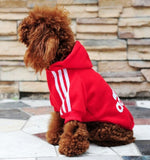 Pet Cat Dog Clothes Fashion Cotton Hooded Coat Shirt Sweater Clothing for Small Big Dogs
