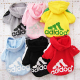 Pet Cat Dog Clothes Fashion Cotton Hooded Coat Shirt Sweater Clothing for Small Big Dogs