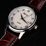 Top Brand New Arrival 2016 Leather Strap Men Sports Wristwatch Watches Men Montre Homme Marcas Famosas Watch