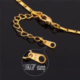 Unique Two Tone Necklace Set For Women Trendy Round Pendant Necklace Earrings Fashion Yellow Gold Plated Jewelry Sets 