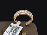 Classic anillos mujer bague aros Rose Gold Plated Rhinestones Studded Finger Rings
