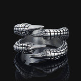 Unisex Women's Men's Eagle Claw Gothic Titanium Stainless Steel Gothic Punk Biker Ring 