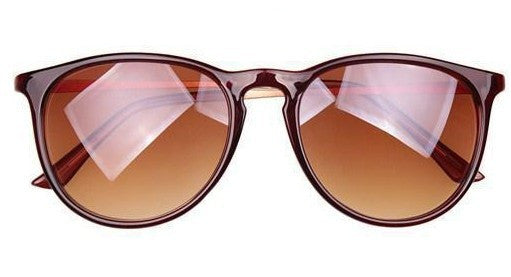 Vintage retro sunglasses women brand designer.Metal thin legs small round frame sun glasses