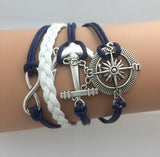 Vintage Fashion Women Jewelry Leather Multilayer Bracelets Wholesales Jewellery
