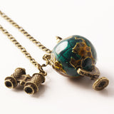 Vintage New Fashion Hot-Selling Globe Telescope Ball necklaces & pendants Women Sweater Chain Gifts girls
