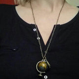 Vintage New Fashion Hot-Selling Globe Telescope Ball necklaces & pendants Women Sweater Chain Gifts girls