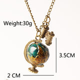 Vintage New Fashion Hot-Selling Globe Telescope Ball necklaces & pendants Women Sweater Chain Gifts girls