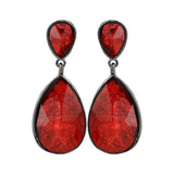 Vintage Punk Rock Designer Resin Dangle Earrings Women Created Gemstone Ear Pendientes Earings Fashion Jewelry