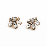 Vintage Style Small Resin Stone Stud Earrings Fashion Jewelry Women Retro Brincos