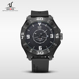 WEIDE Brand New Universe Series Quartz Watch Wristwatches Silicone Band Analog Calendar Display Waterproof Suitable For Diving