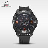 WEIDE Brand New Universe Series Quartz Watch Wristwatches Silicone Band Analog Calendar Display Waterproof Suitable For Diving