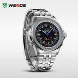 WEIDE relogio masculino Luxury Brand Wristwatches Men Quartz Digital Mov't Analog Display Casual Waterproof Watch