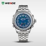 WEIDE relogio masculino Luxury Brand Wristwatches Men Quartz Digital Mov't Analog Display Casual Waterproof Watch