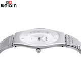 Silver Women Watches Luxury High Quality Water Resistant Montre Femme Stainless Steel 2016 Dress Woman Wrist Watches