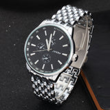 Watches Men Luxury Brand Full Steel Watch Business Quartz Wristwatch Male Waterproof Military Watches Gift Relojes