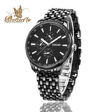 Watches Men Luxury Brand Full Steel Watch Business Quartz Wristwatch Male Waterproof Military Watches Gift Relojes