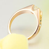 Wedding Ring 18k Gold Plated Polish Rings For Women Fashion Brand Jewelry Antique Rings Accessories
