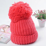 Spring Beret female beanie women hats Skull Chunky Baggy Knitting Cap Warm Beanies Crochet Ski Hat skullies Christmas gift