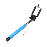 Wired Selfie Sticks Handheld Monopod Built-in Shutter Extendable +Mount Holder Photo For iPhone Samsung Smartphone Phones Camera
