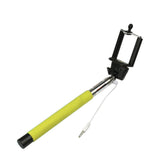 Wired Selfie Sticks Handheld Monopod Built-in Shutter Extendable +Mount Holder Photo For iPhone Samsung Smartphone Phones Camera
