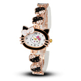 Women Bracelet Watch Hello Kitty Fashion Casual dress quartz wristwatch children relogio Original Female relojes hot sale clock