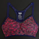 Women's Adjustable Spaghetti Straps Professional Sportes Bra ,Fast absorption Sweat Seamless Top Vest Padded Underwear