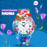 Women's Watches Luxury Brand Casual Quartz Watch Women Dress Wristwatch Female Flower Alloy Case