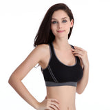 Women Padded Top Athletic Vest Gym Fitness Sports Bra Stretch Cotton Seamless