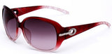 Women's Elegant Sunglasses Fashion Gradient Sunglass Metal Crystal Decoration Sun Glasses For Women Sun Eyewear Brand Designer