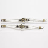 Wristband Charm Jewelry Multilayer Leather Bracelets & Bangles for Men and Women Anchor Bracelet Accessories