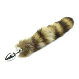Love Faux Raccoon Tail Butt Anal Plug Sexy Romance Sex Funny Adult