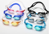 Anti-fog mirrored Adjustable Eyeglasses men women unisex coating swimming glasses adult goggles