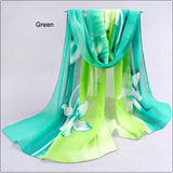 Brand new woman scarf long arab hijab print silk chiffon scarves fashion shawl 160cm*50cm