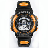 Hot Children Boy Digital LED Quartz Alarm Date Sports Wrist Watch